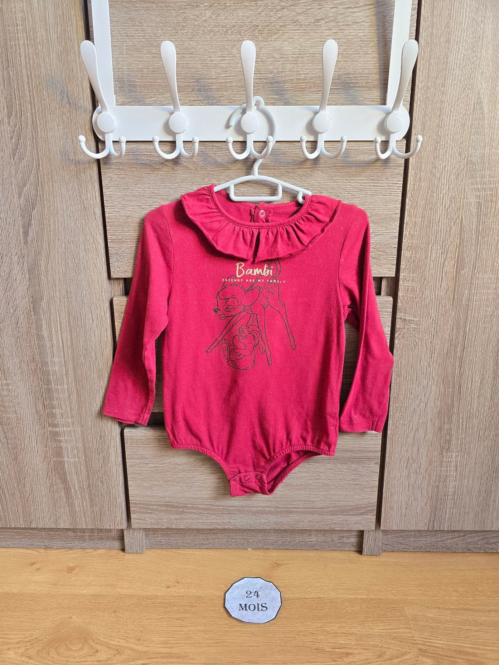 Vêtement Bébé Fille - Body Bambi - Disney - 24 mois 86 cm